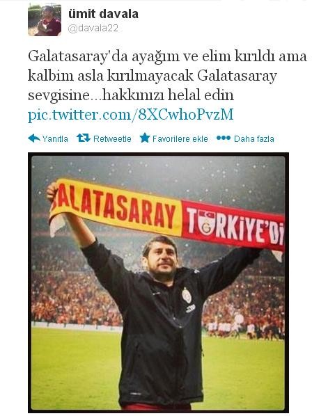 Ümit Davala'dan anlamlı deva